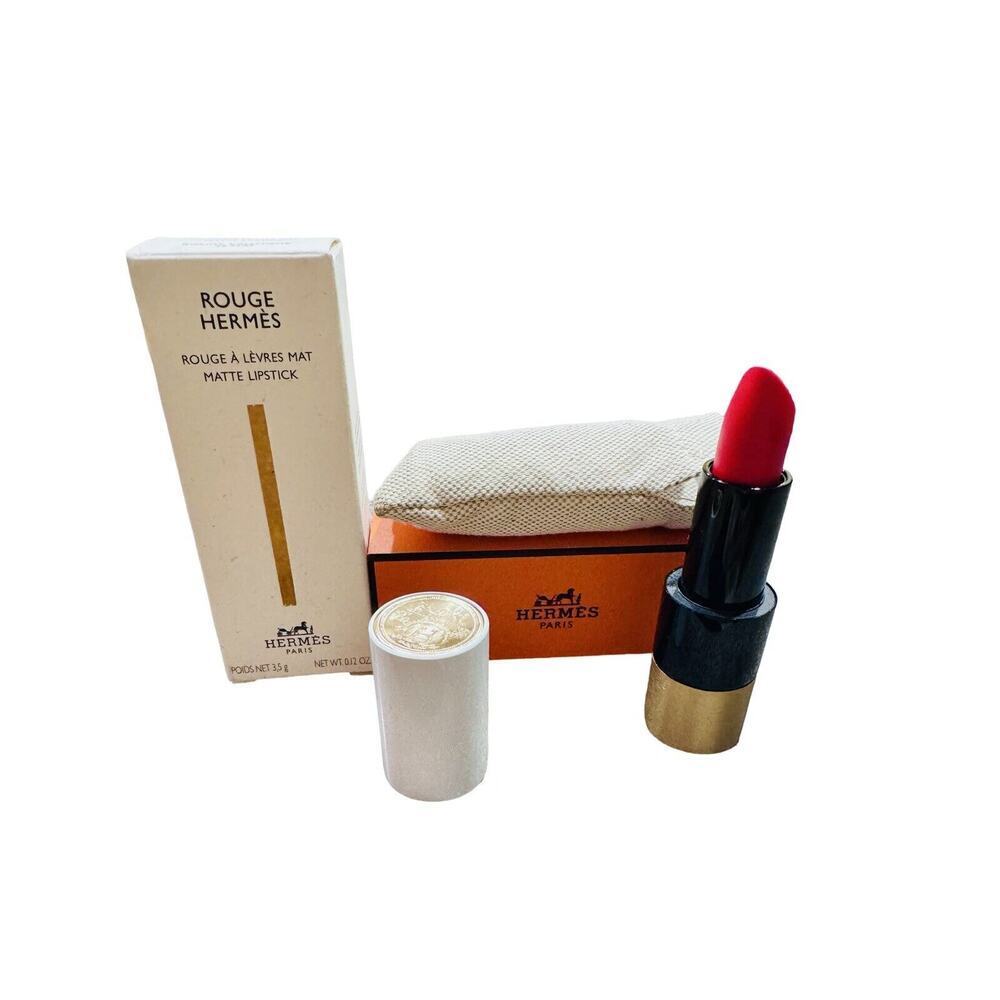# 46 Mat ROUGE EXCOTIQUE by Hermes Matte Lipstick NIB